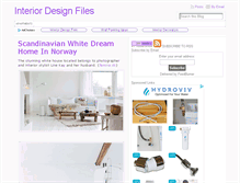 Tablet Screenshot of interiordesignfiles.com